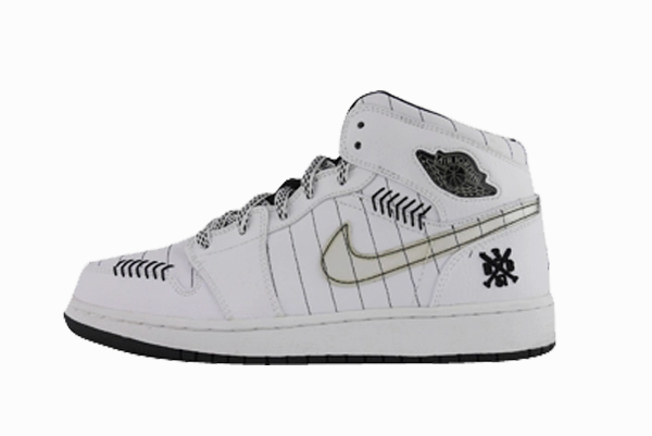 Seasonal Use rehabilitation running shoes Air Jordan 1 (GS) "White Baron"