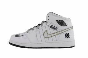 Seasonal Use rehabilitation running shoes Air Jordan 1 (GS) "White Baron"