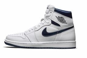 opera - themed running option mid - top Air Jordan 1 HI OG "Midnight Navy"