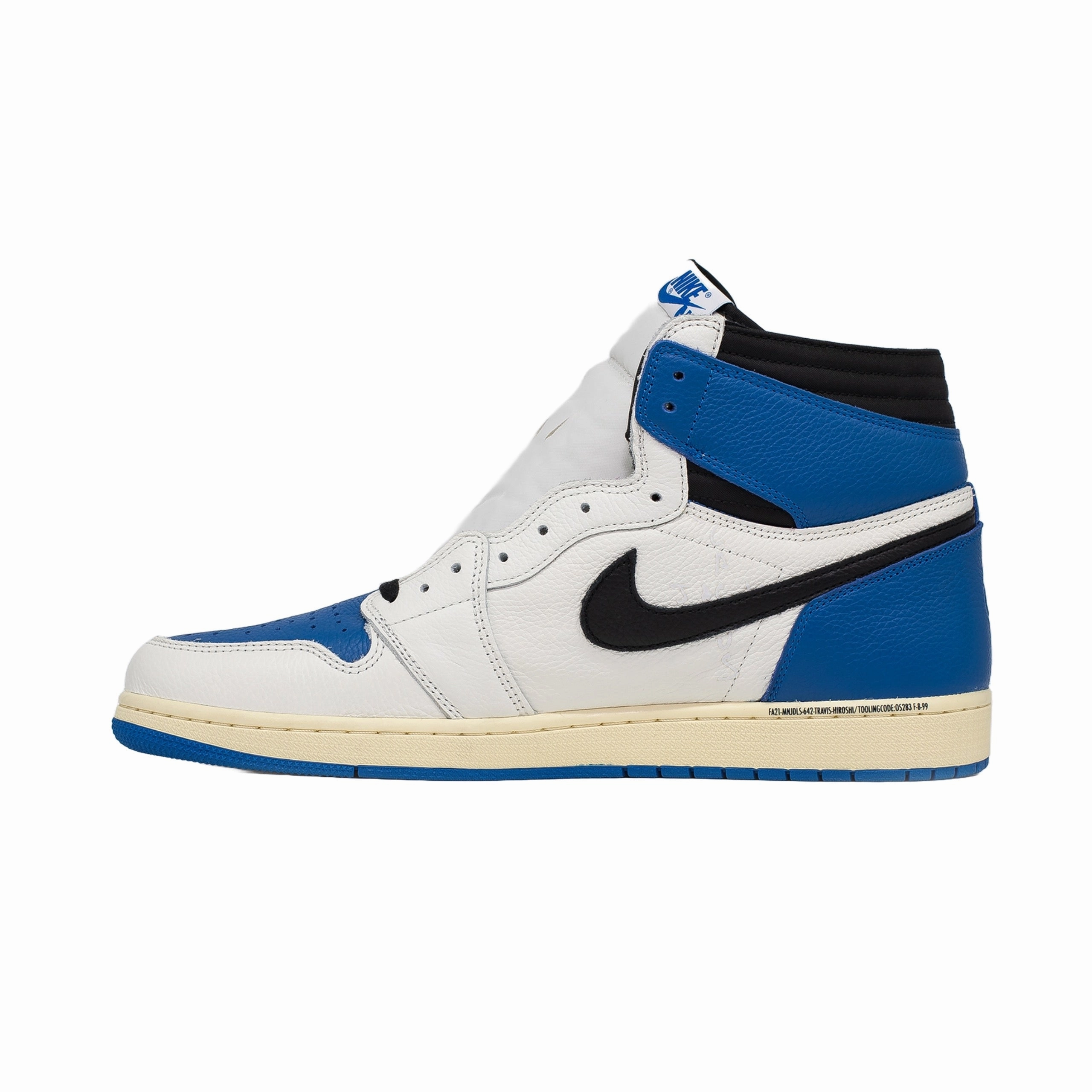 Air Jordan 1 High, Fragment Design x Travis Scott durable fabric shoes