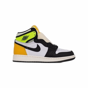 Comfortable Energy Return Night running safety Air Jordan 1 High (GS), Volt Gold