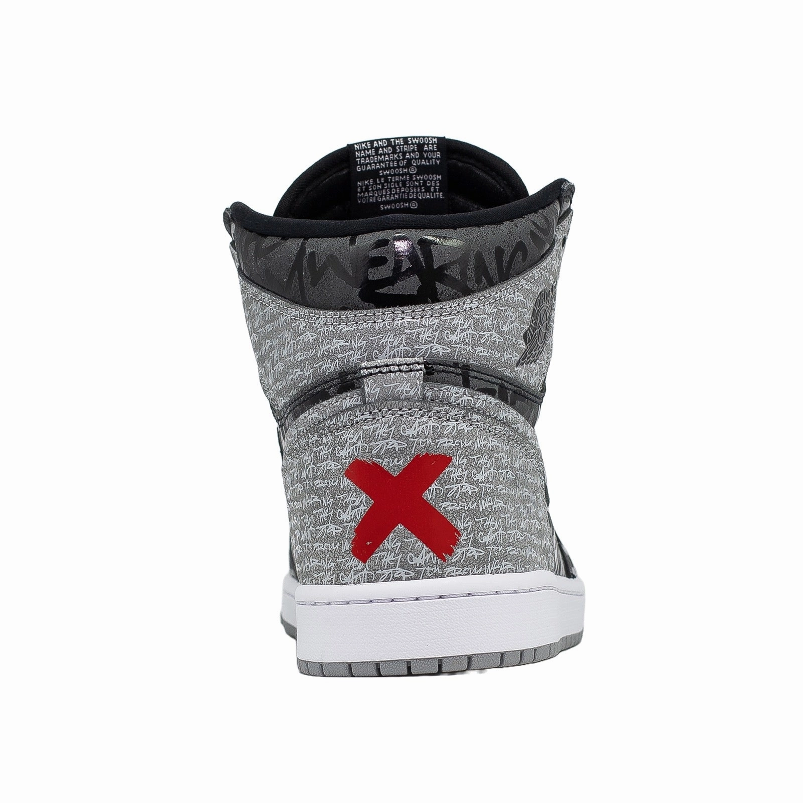 Air Jordan 1 High, Rebellionaire running in flat tracks shoes