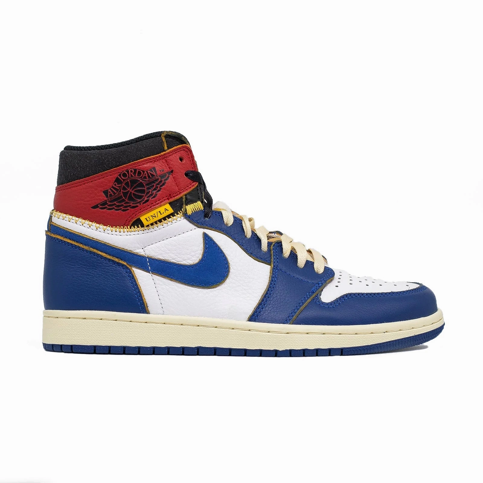 Air Jordan 1 High, Union LA NRG Storm Blue running with a removable insole indoor - friendly