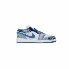 Air Jordan 1 Low (GS), Washed Denim casual wear shoes dancing shoes