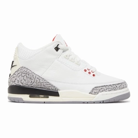 wellness - commitment Air Jordan 3 (GS), White Cement Reimagined