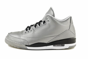 Air Jordan 3 "5Lab3 Silver 3M" endurance - work running shoes hard - wearing outsole shoes