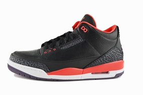 Air Jordan 3 "Crimson" anaerobic shoes