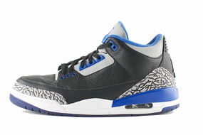 Air Jordan 3 "Sport Blue" running - achievement
