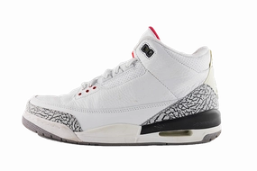 Air Jordan 3 "White Cement" (2003) narrow - toe - box shoes