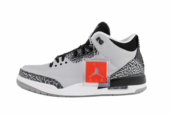 multi - density midsole Air Jordan 3 Retro "Wolf Grey"