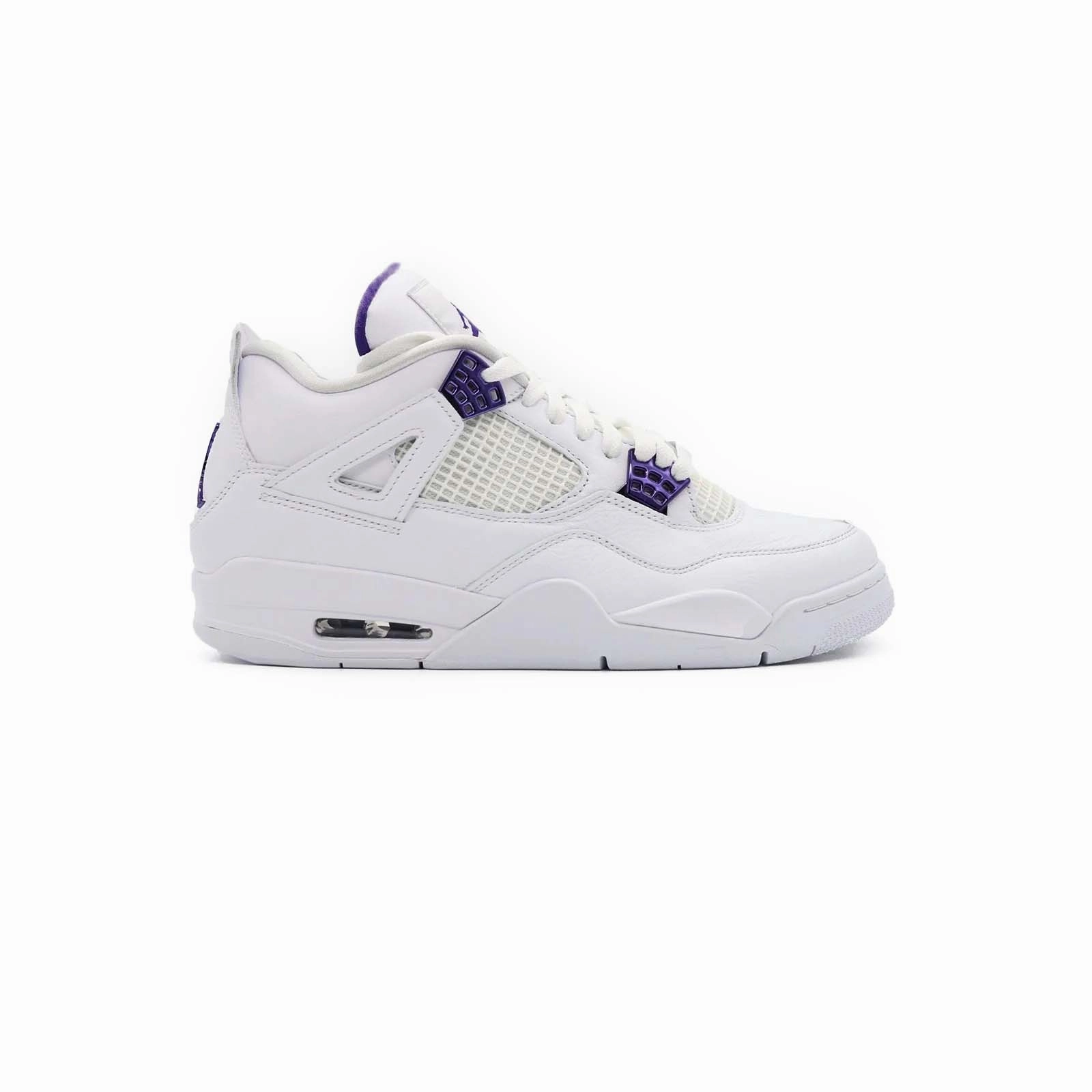 Air Jordan 4 (GS), Purple Metallic running in windy weather shoes adjustable - design shoes