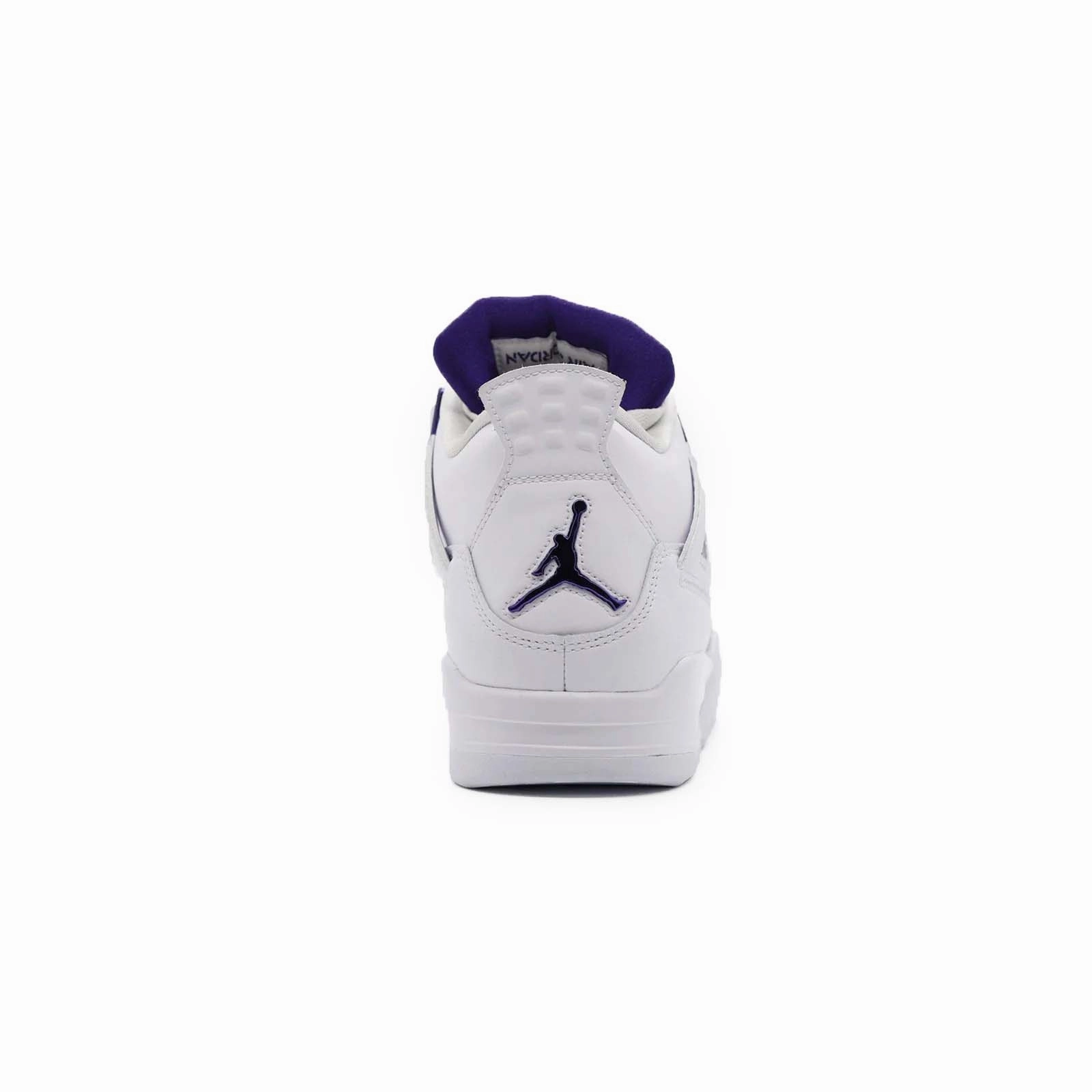 Air Jordan 4 (GS), Purple Metallic running in dark colors Reliable Product