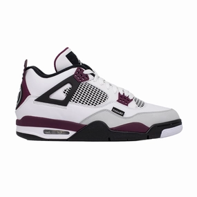 Air Jordan 4, Paris Saint-Germain Bordeaux heart - design shoes running in shaded tracks shoes