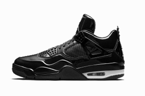 anti - microbial - design shoes Run - ready Air Jordan 4 "Black 11lab4"