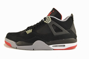 running for fitness patterned shoes Air Jordan 4 "Bred"