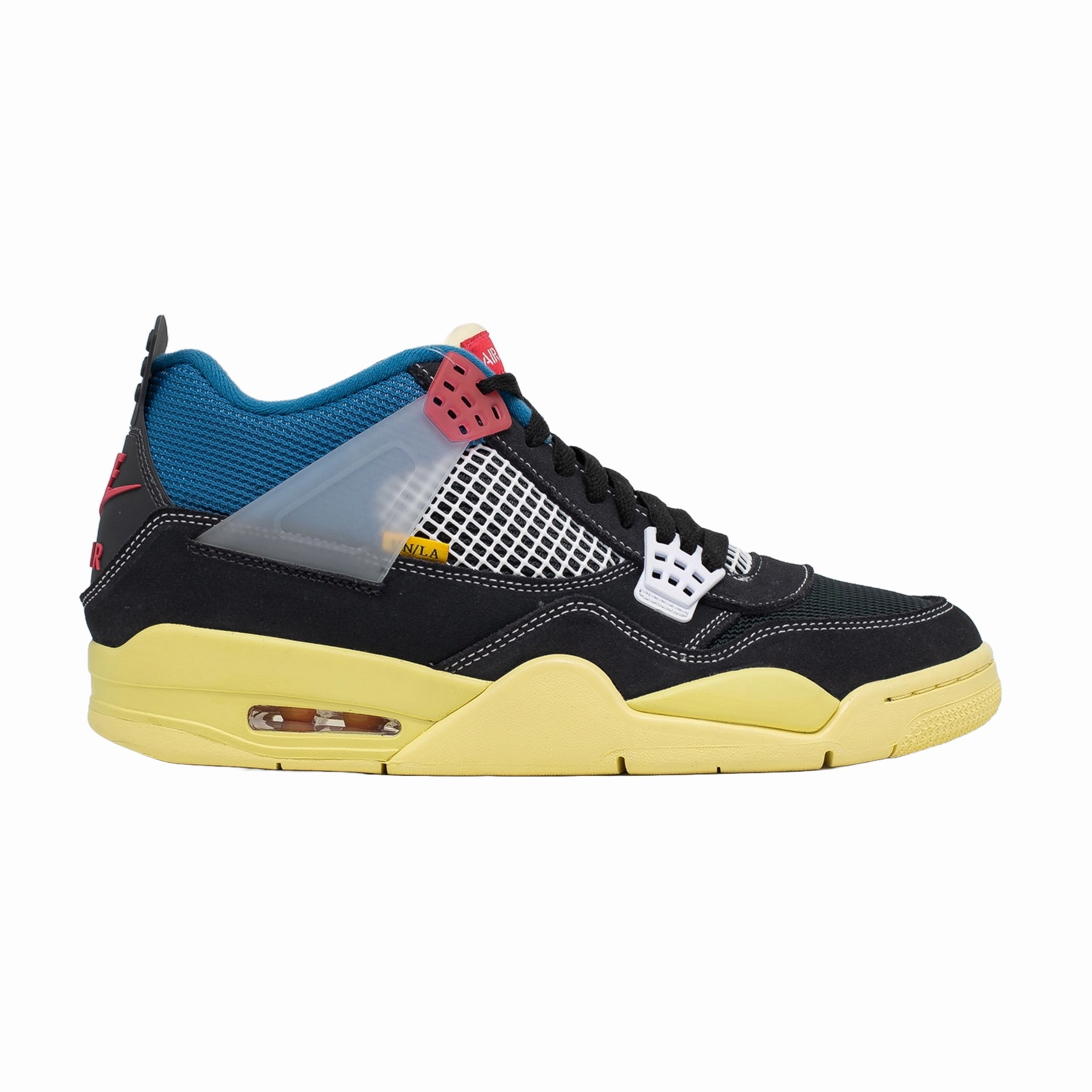 foot - speed running shoes Air Jordan 4, Union LA Off Noir