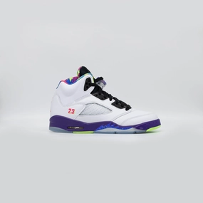 Air Jordan 5 (GS), Alternate Bel-Air award - ceremony running gear Heel lock