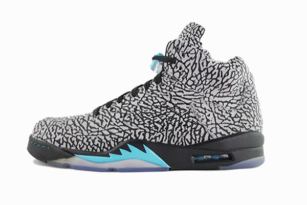 Comfort Shock Air Jordan 5 "3Lab Elephant"
