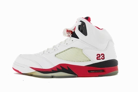 locally - sourced mid - top style Air Jordan 5 "Fire Red" (2006)