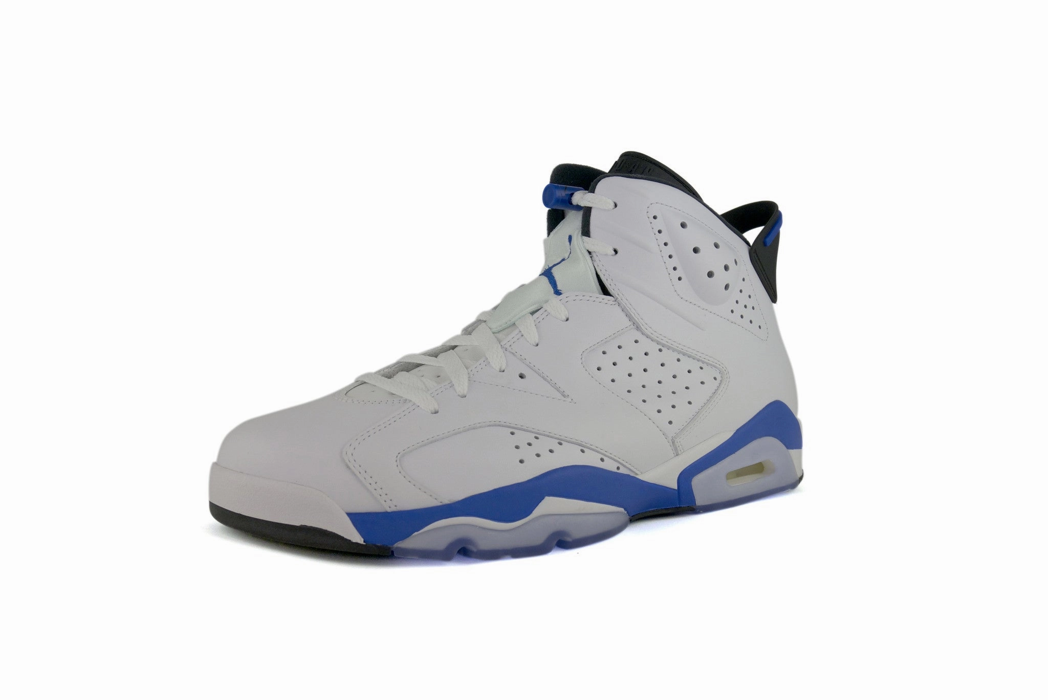 Air Jordan 6 Retro "Sport Blue" nubuck shoes endurance building