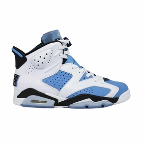 Flat Sole day - visibility shoes Air Jordan 6, UNC Home
