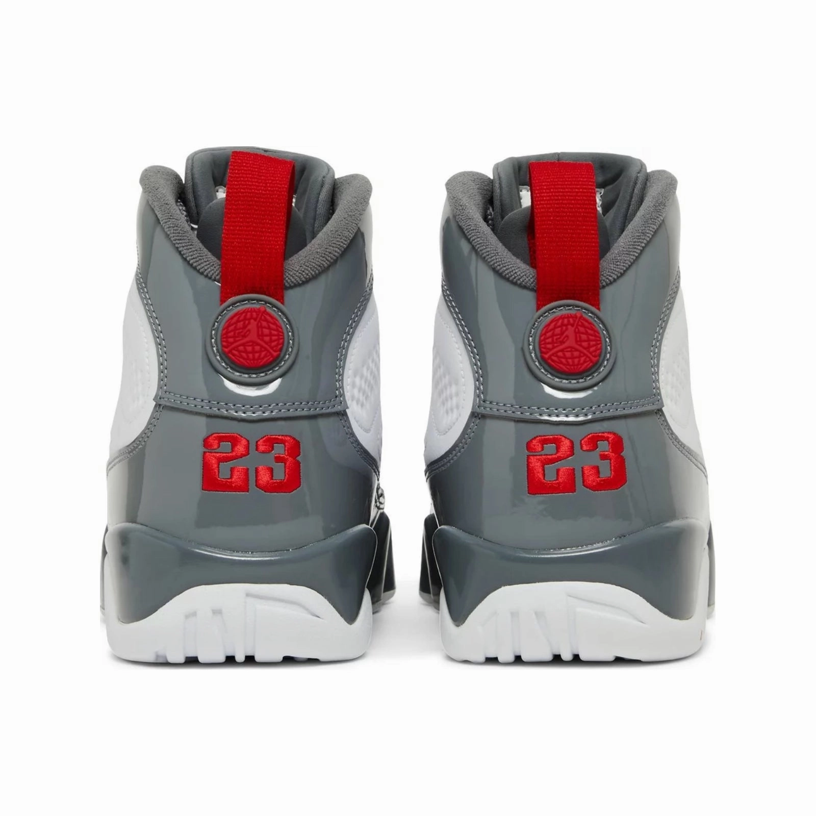 Air Jordan 9, Fire Red rugby - field running shoes athlete in training