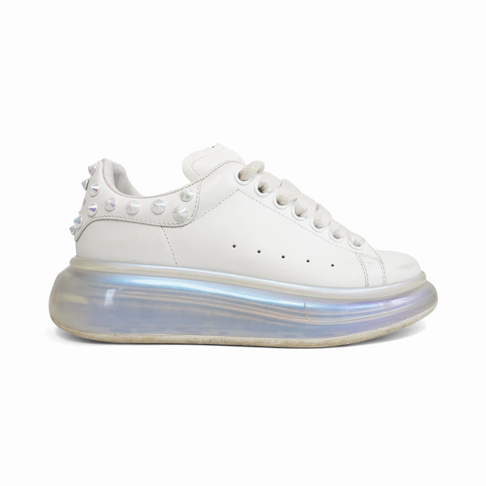 Gym-Ready VersatileUse Alexander McQueen Holographic Sneakers - Women's 36