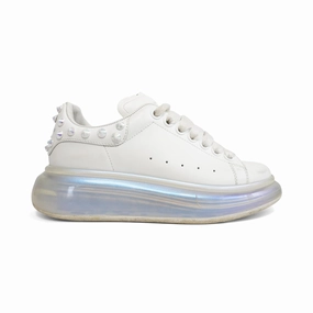 Gym-Ready VersatileUse Alexander McQueen Holographic Sneakers - Women's 36
