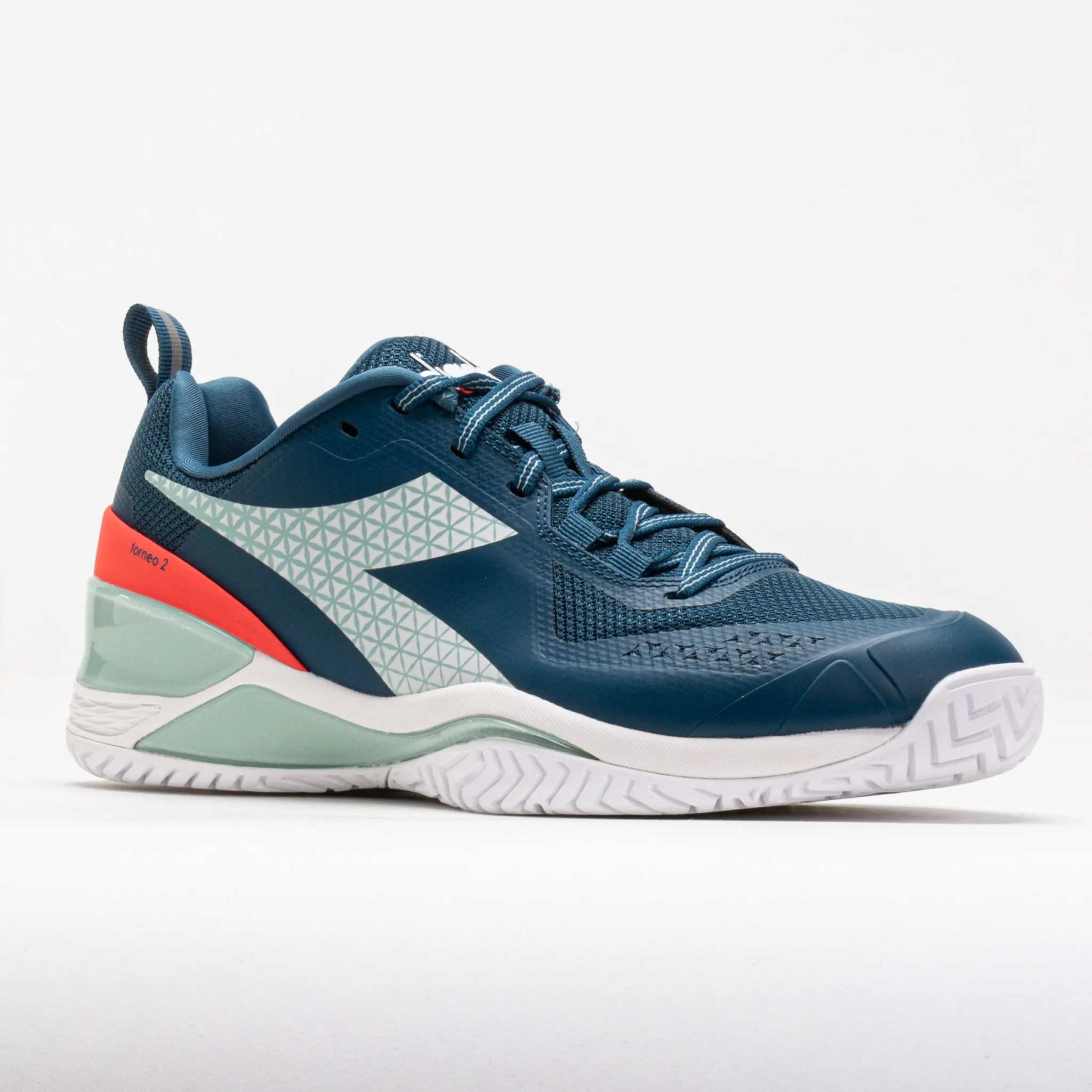 Diadora Blushield Torneo 2 AG Women's  Legion Blue/White/Surf Spray energy - returning midsole shoes