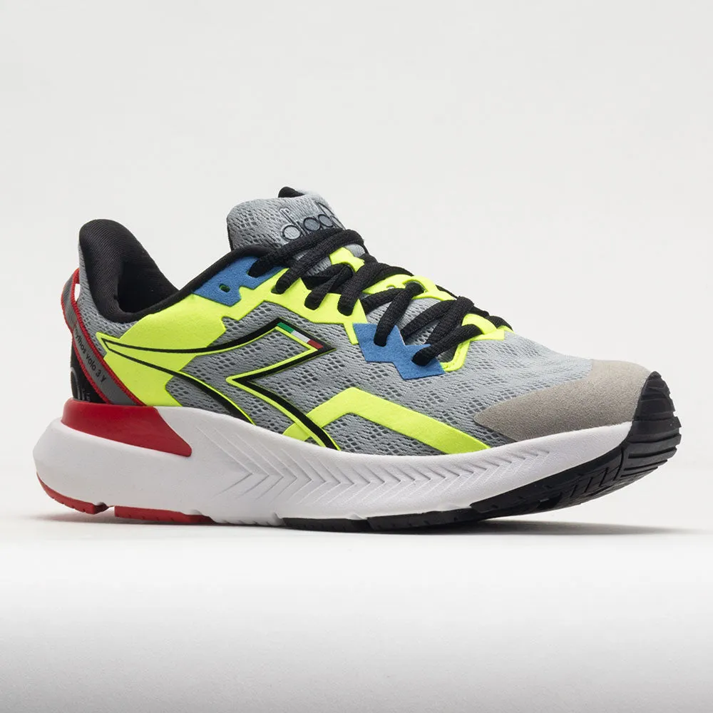 supreme - running endurance building running shoe progress Diadora Mythos Volo 3 Junior  Silver/Black/Yellow