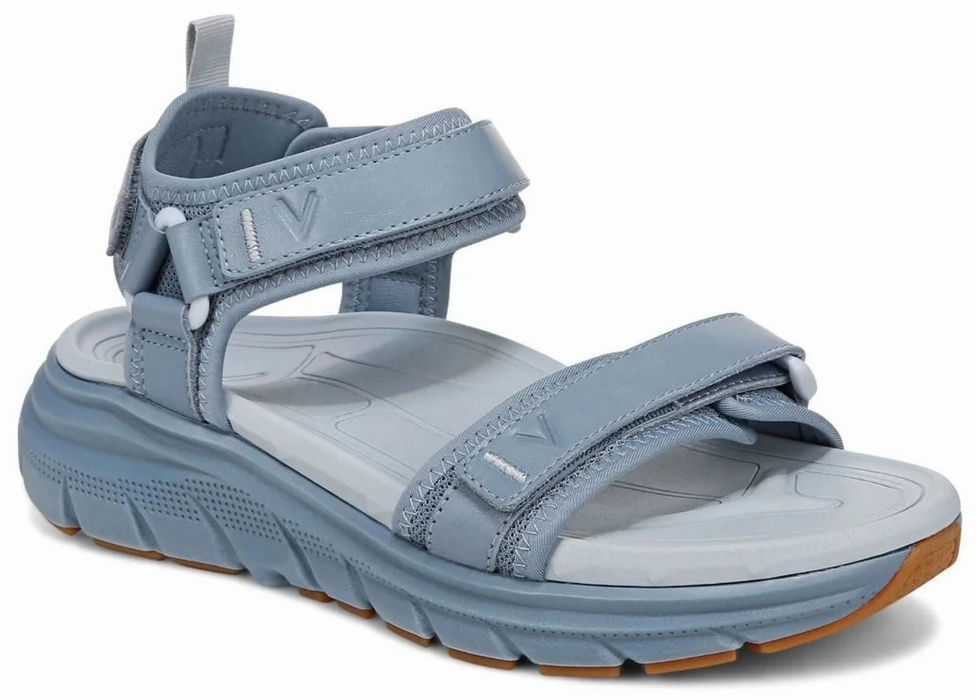 VIONIC Women's Walk Max Wanderer Sandal Open Sides Anti Fatigue