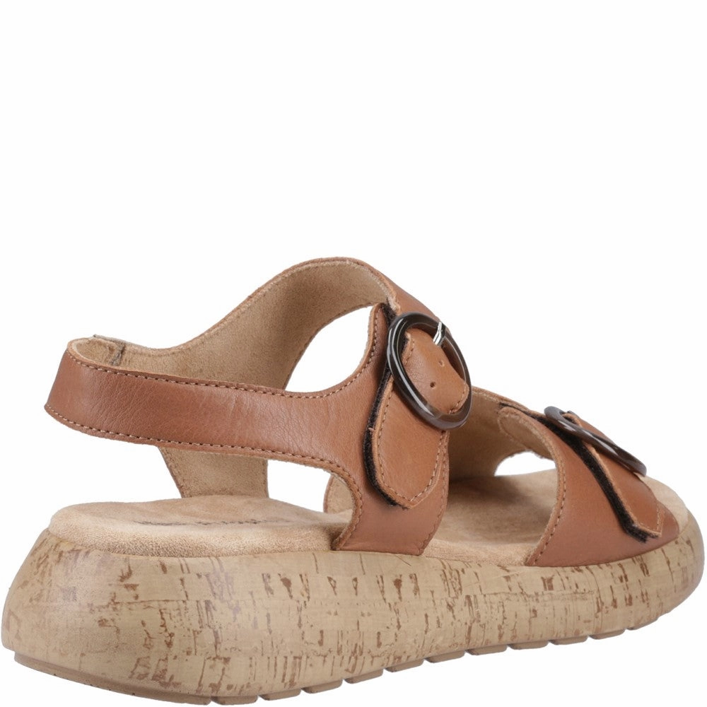 Hush Puppies Alison Buckle Sandal Happy Steps Comfortable Fitment