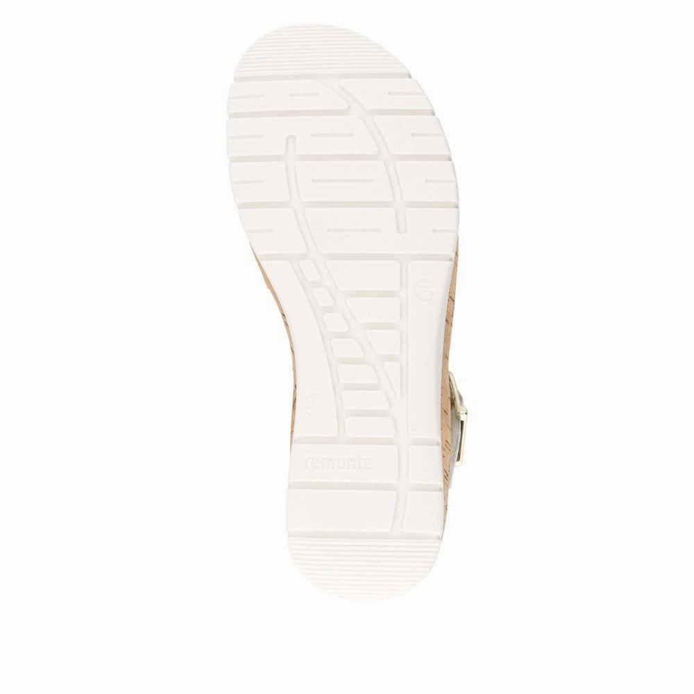 Weekend Fit Street Look D2P50-80 Gold/Cream Multi Velcro Three Strap