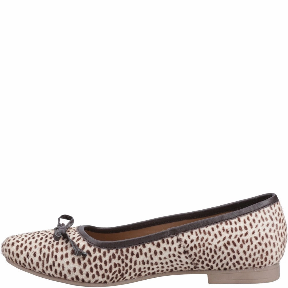 Understated Style Hush Puppies Naomi Suede Ballet Shoes