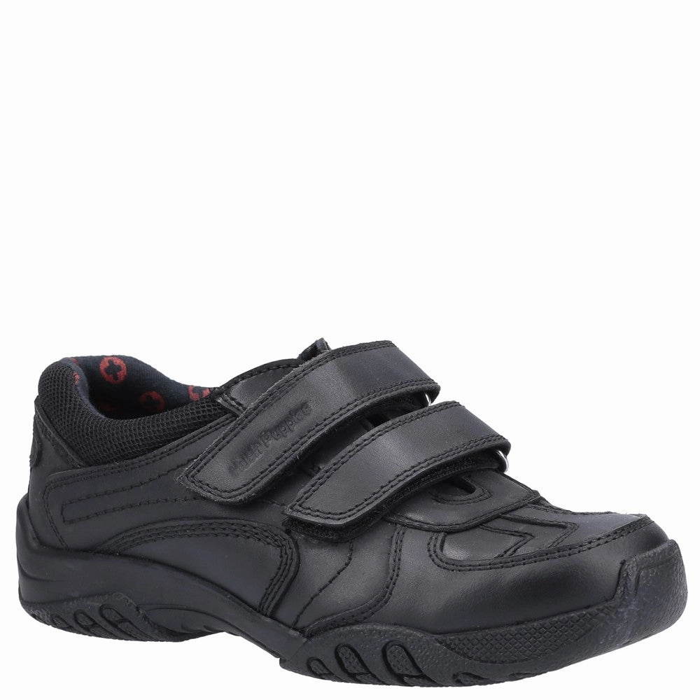 Hush Puppies Jezza 2 Touch Fastening Senior School Shoes Score Hike