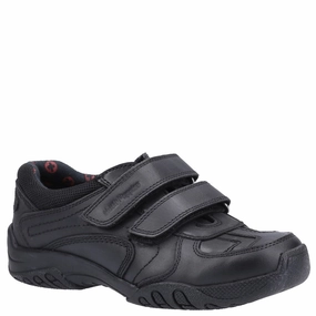 Hush Puppies Jezza 2 Touch Fastening Senior School Shoes Score Hike
