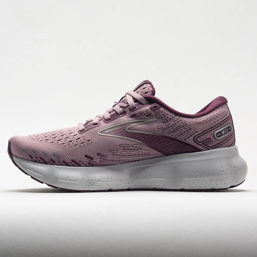 Brooks Glycerin 20 Women's  Mauve/Grape Wine/Grey elevated - heel shoes track running footwear