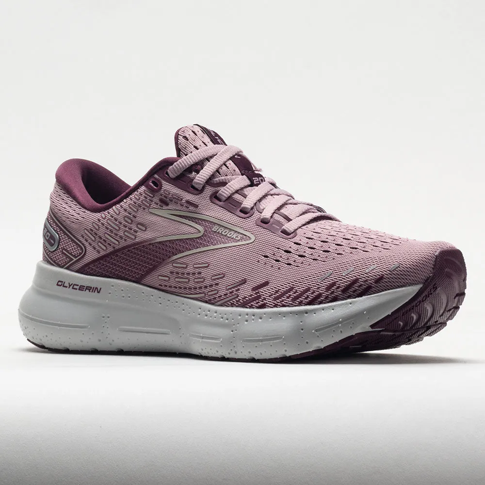 Brooks Glycerin 20 Women's  Mauve/Grape Wine/Grey Cutting - edge
