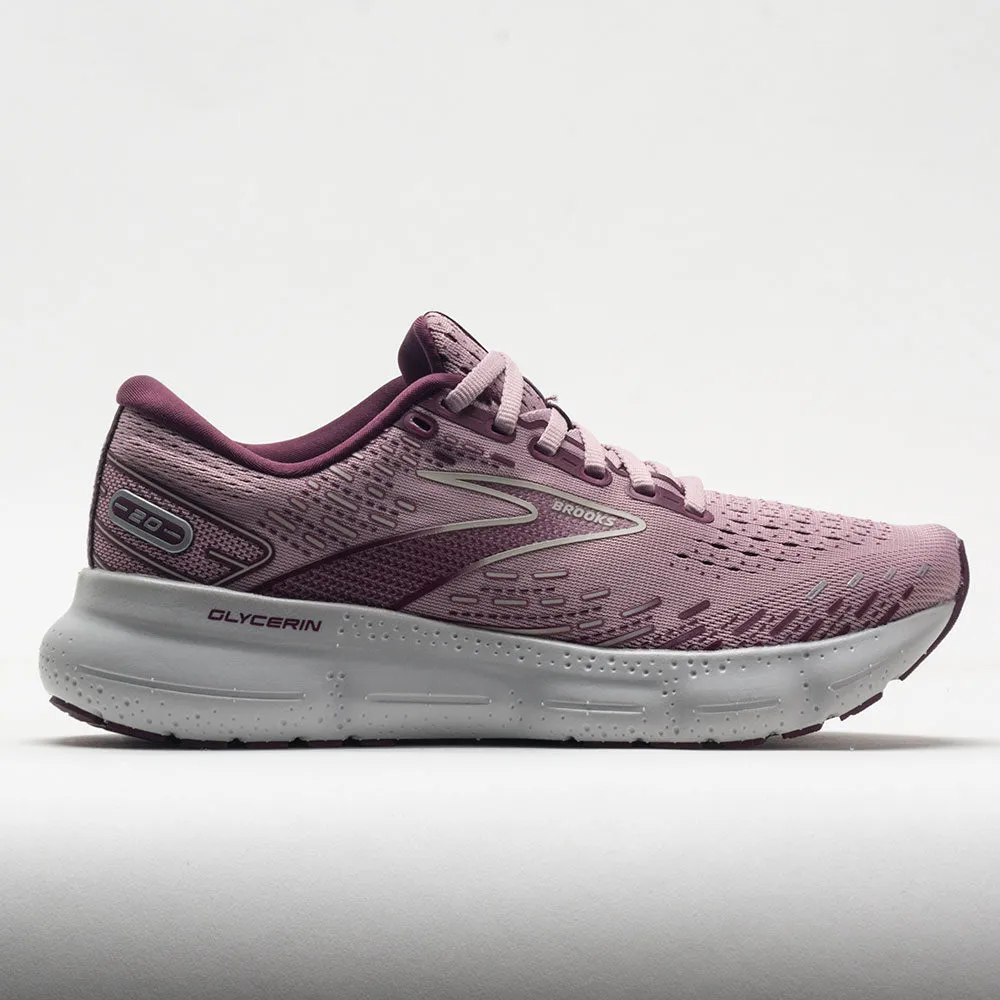 Brooks Glycerin 20 Women's  Mauve/Grape Wine/Grey health-conscious interval training running wear