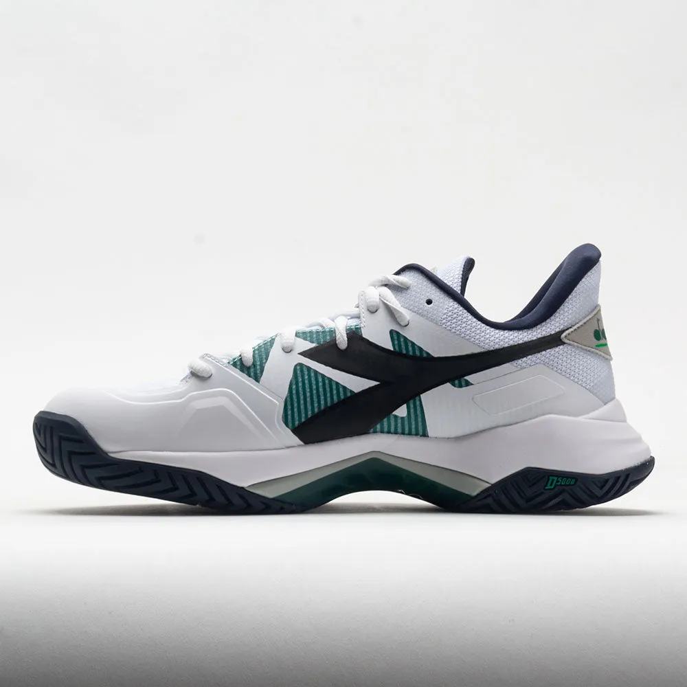 Diadora B.Icon 2 AG Men's  White/Black/Blue Corsair Flexible Design style - specific shoes