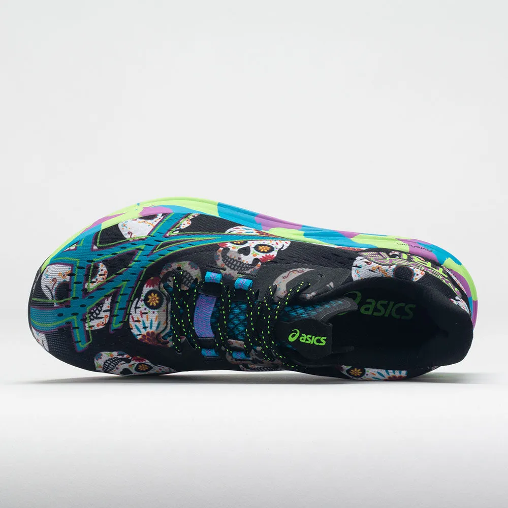 running - safety ASICS Noosa Tri 15 Day of the Dead Men's  Black/Island Blue