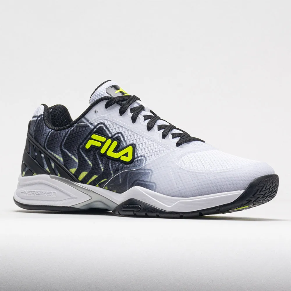 Fila Volley Zone Men's  White/Black/Safety Yellow Wear   Resistant