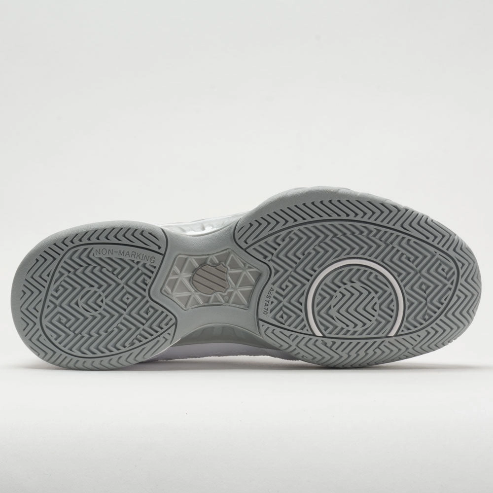 wide toe - box running in an estuary area shoes K-Swiss Bigshot Light 4 Men's  White/High Rise/Black