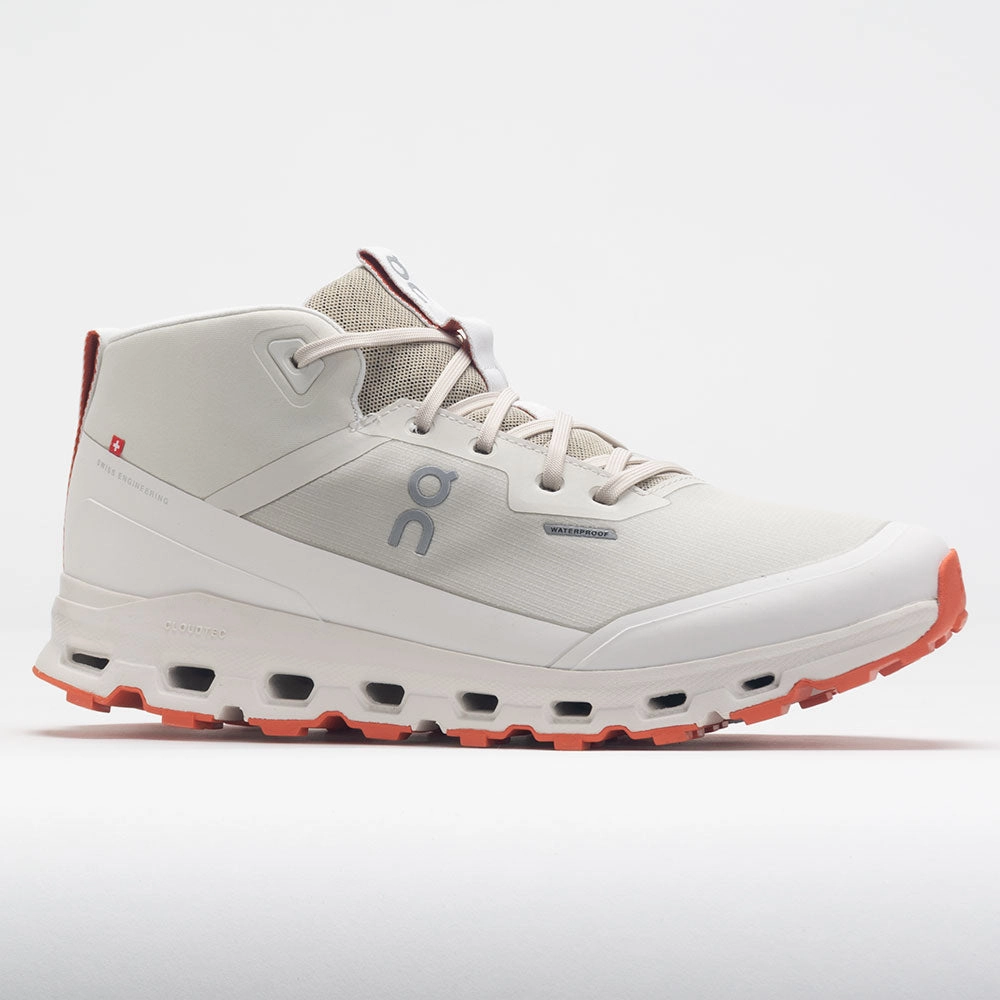 running in a famous bridge area shoes On Cloudroam Waterproof Men's  Ice/Flare