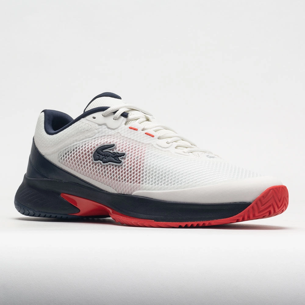 heel - support shoes Lacoste Tech Point Men's  Off White/Navy Blue