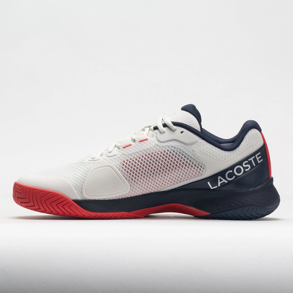 Lacoste Tech Point Men's  Off White/Navy Blue inspiration Ventilation holes