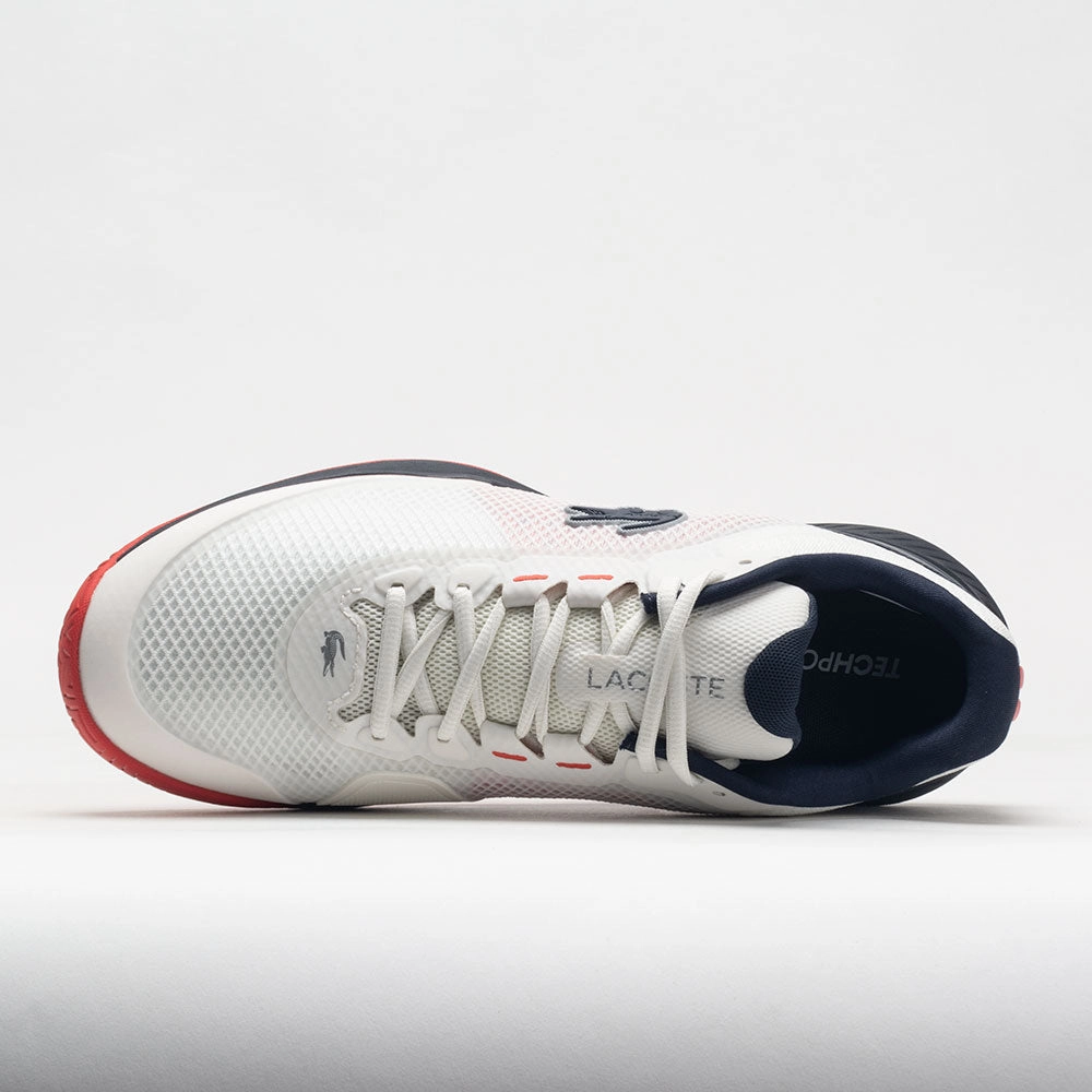 secure fit shoes Lacoste Tech Point Men's  Off White/Navy Blue