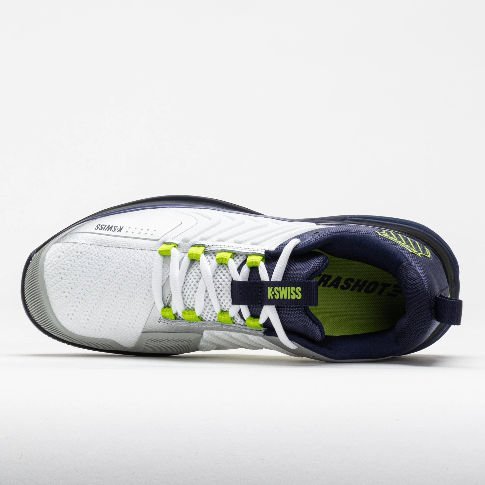 K-Swiss Ultrashot 3 Men's  White/Peacoat/Lime Green long - distance shoes