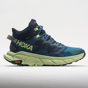 HOKA Trail Code GTX Men's  Blue Graphite/Blue Coral non - perforated - upper shoes casual running shoes