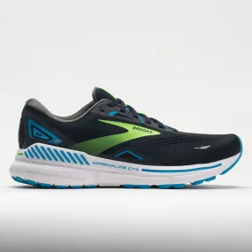Brooks Adrenaline GTS 23 Men's  Black/Hawaiian Ocean/Green short - distance running footwear heat - resistant - design shoes